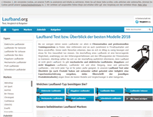 Tablet Screenshot of laufband.org